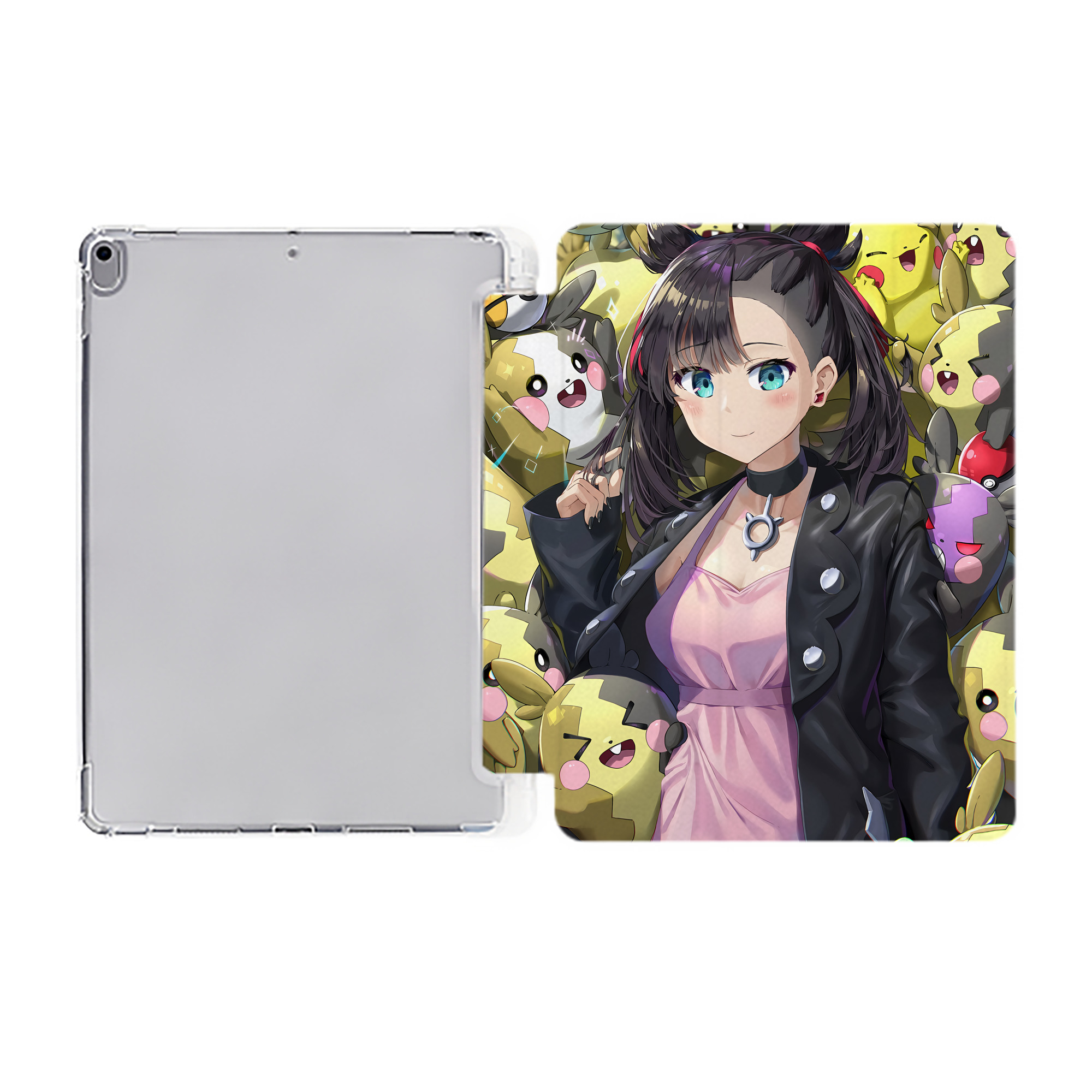 （画像用） ポケットモンスター Pokémon IPad ケース ペン収納付き 三つ折りスタンド PUレザー×シリコン 対応機種9.5/10.5/10.9インチ